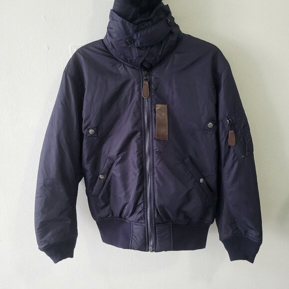 Okonkwo Military Jacket Men's Black US Air Force Logo Long Sleeve Size Medium - Picture 8 of 12